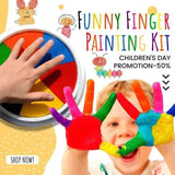 Christmas Gift for Kids-New Arrival Funny Finger Painting Kit