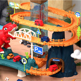 Dinosaur Climbing Parking Play Set Toy