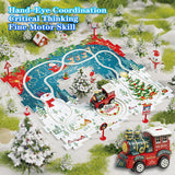 Christmas Puzzle Racer Kids Car Track Set