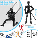 4PCS Assembled Action Figures Set