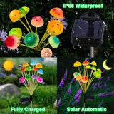 2024 Upgraded Solar Mushroom Lights