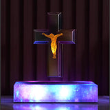 Levitating Cross Lamp