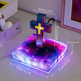 Levitating Cross Lamp