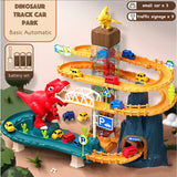 Dinosaur Climbing Parking Play Set Toy