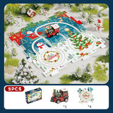 Christmas Puzzle Racer Kids Car Track Set