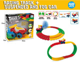 Changeable Track with LED Light-Up spray Race Car