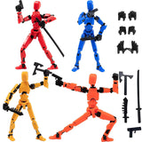 4PCS Assembled Action Figures Set