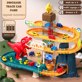 Dinosaur Climbing Parking Play Set Toy