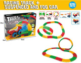 Changeable Track with LED Light-Up spray Race Car