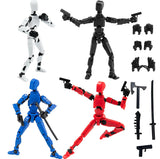 4PCS Assembled Action Figures Set