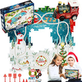 Christmas Puzzle Racer Kids Car Track Set