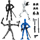 4PCS Assembled Action Figures Set