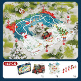 Christmas Puzzle Racer Kids Car Track Set