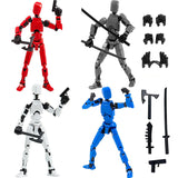 4PCS Assembled Action Figures Set