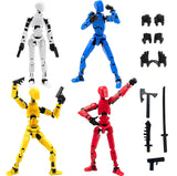 4PCS Assembled Action Figures Set