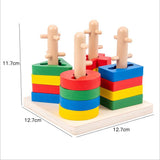 Wooden Sorting Stacking Toys