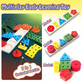 Wooden Sorting Stacking Toys