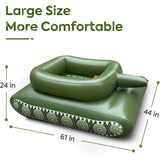 Inflatable Tank Pool Float with Water Gun