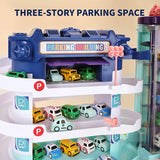 Race Car Tracks Parking Lot Big Adventure Set