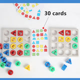 Shape Matching Game Color Sensory Educational Toy