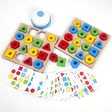 Shape Matching Game Color Sensory Educational Toy